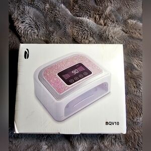 Aedavey rhinestones diamond uv nail lamp with pink rhinestones
